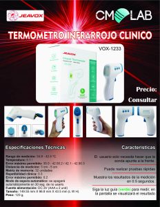 Termometro Infrarrojo Covid 19 Coronavirus